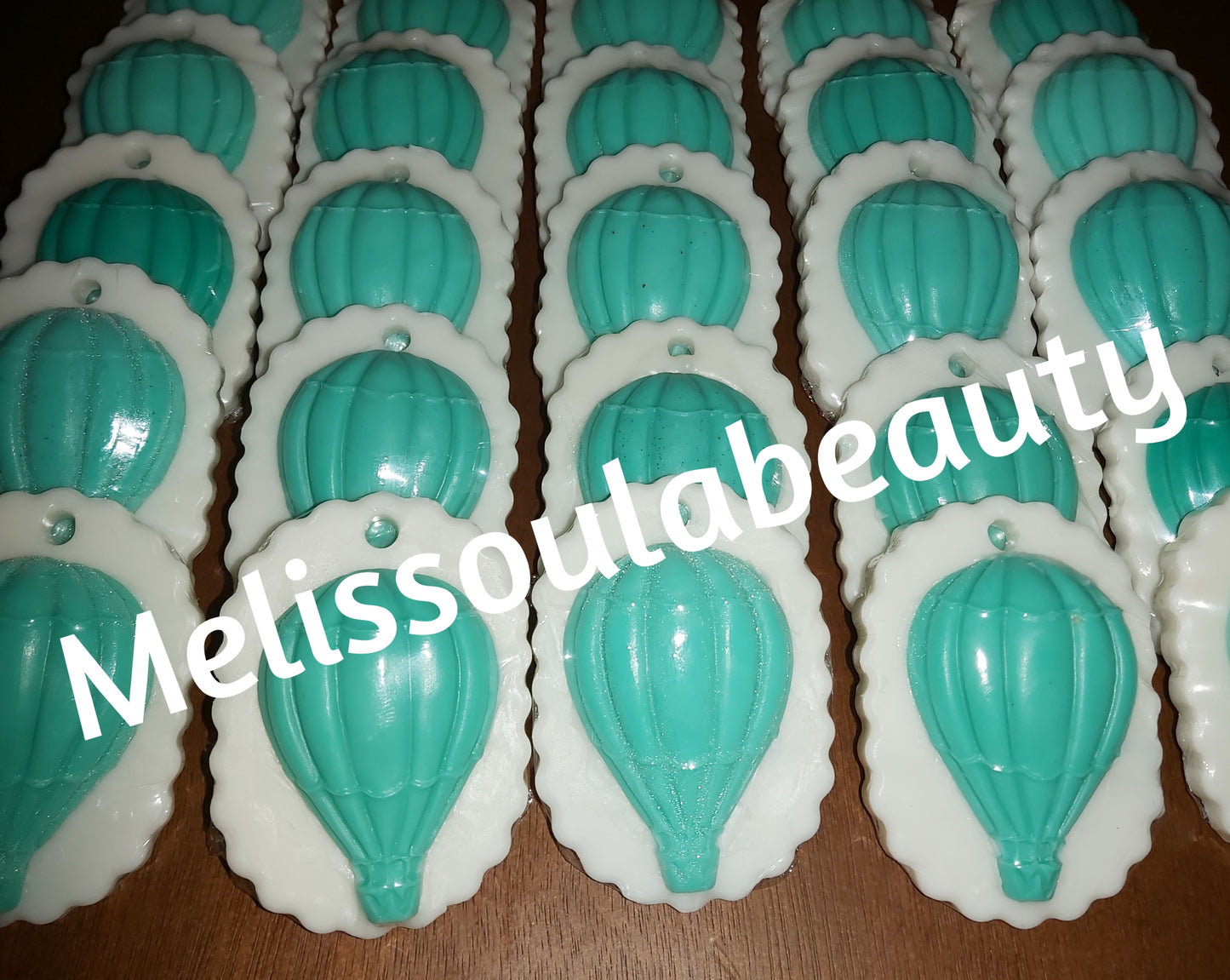 Μπομπονιέρα αερόστατο σε οβάλ frame