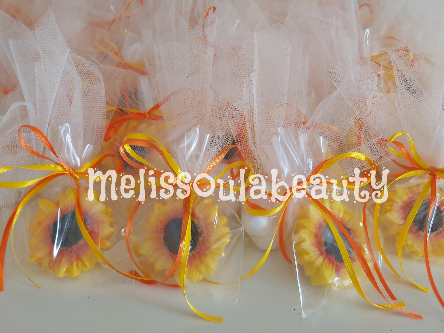 Μπομπονιέρα ηλίανθος αρωματικό σαπουνάκι