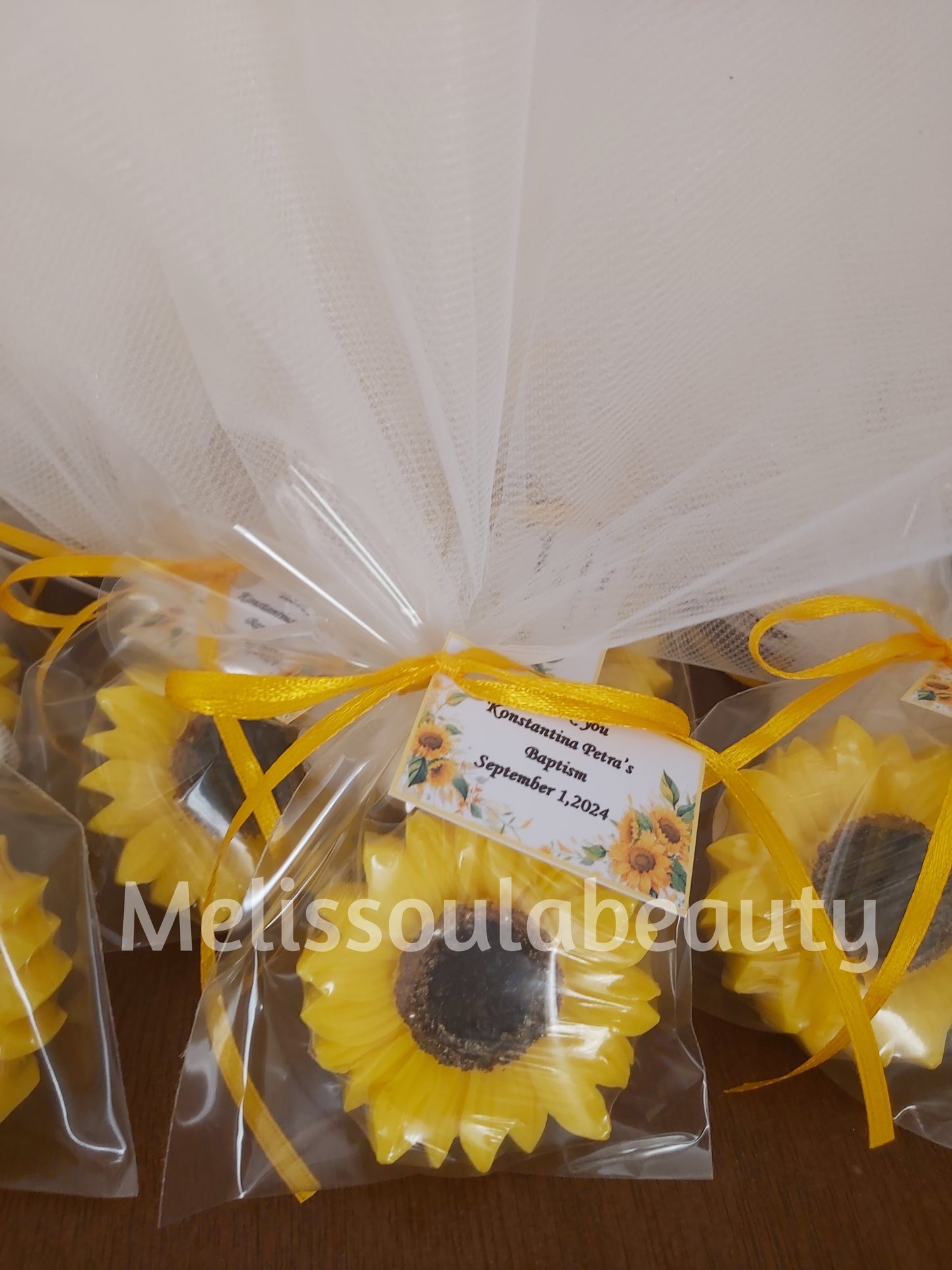 Bonbonniera sunflower scented soap