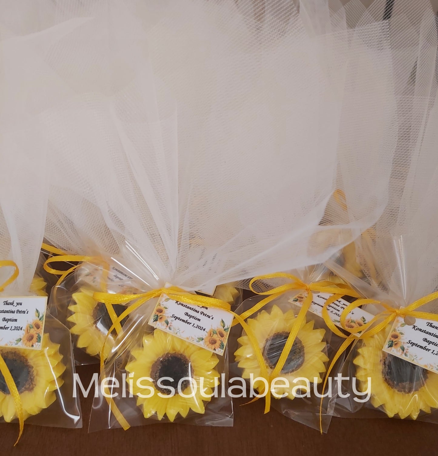 Bonbonniera sunflower scented soap