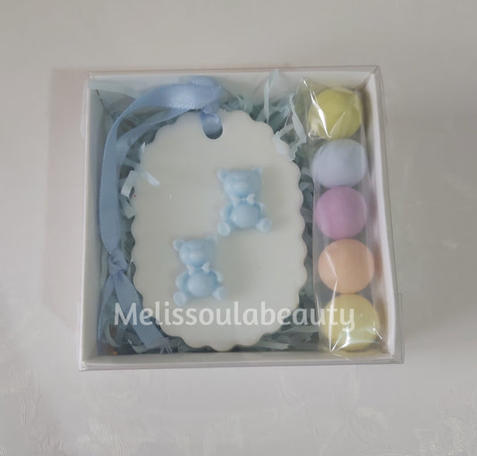 Μπομπονιέρα αρωματικό σαπουνάκι αρκουδάκια