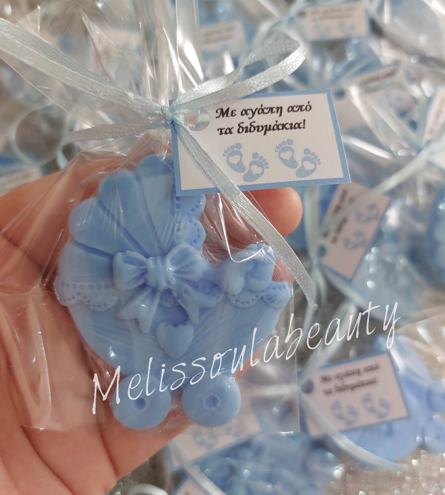 Καρότσι με φιογκάκι αρωματικό σαπουνάκι