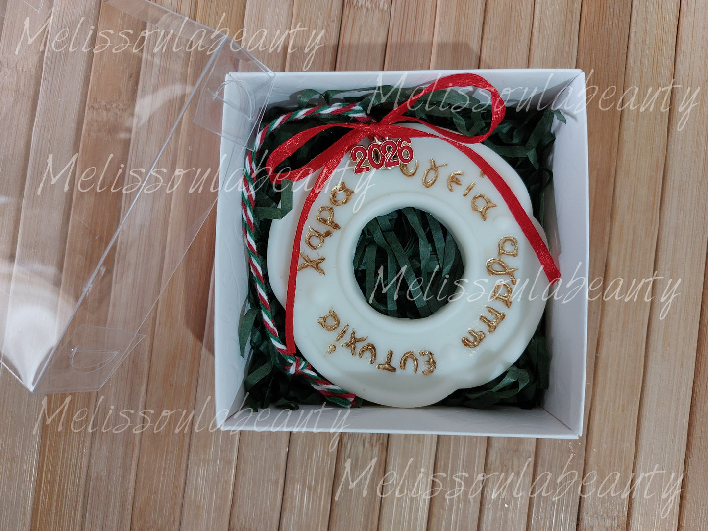 Γούρι με ευχές 2026 από κερί