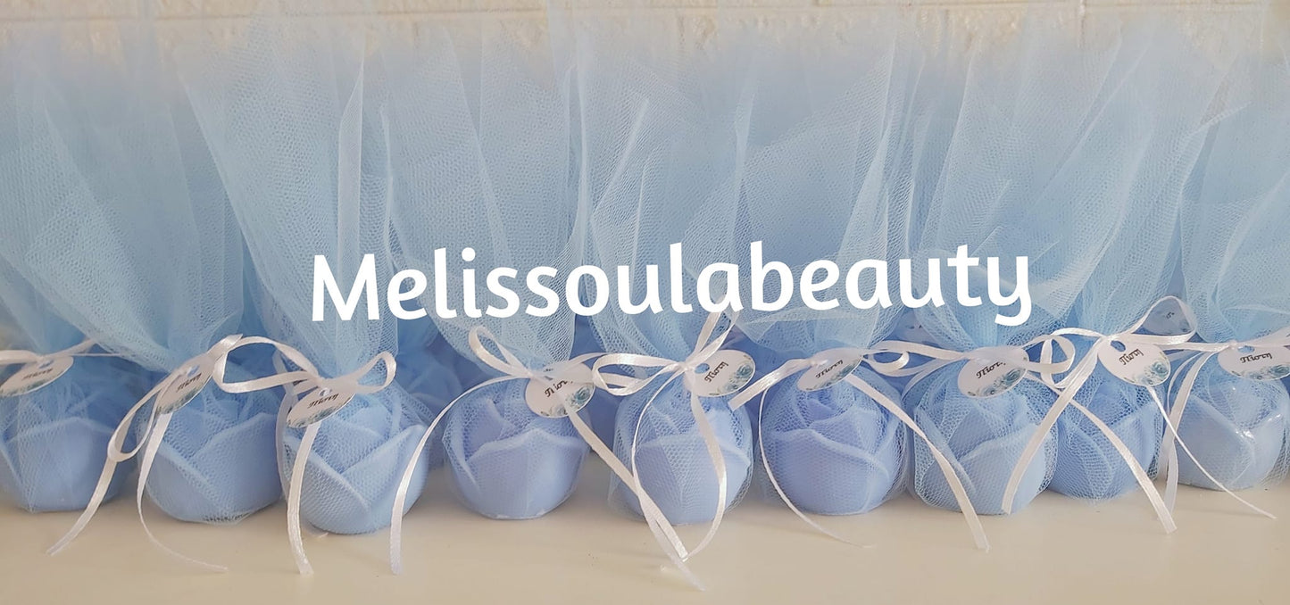 Τριαντάφυλλο αρωματικό κερί σόγιας μπομπονιέρα