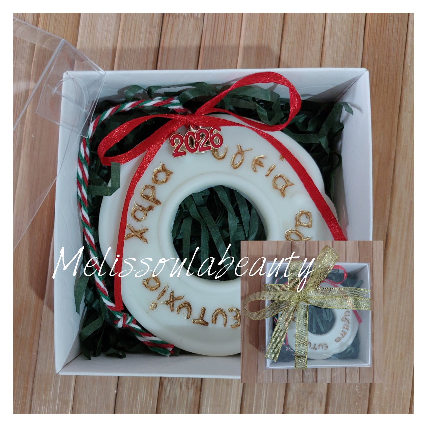 Γούρι με ευχές 2026 από κερί